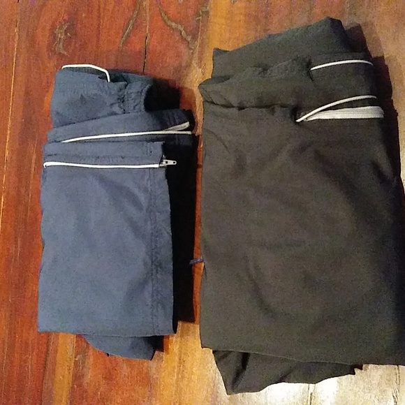 Reebok Pants - 2 pairs of Reebok exercise pants size Large Navy and Black